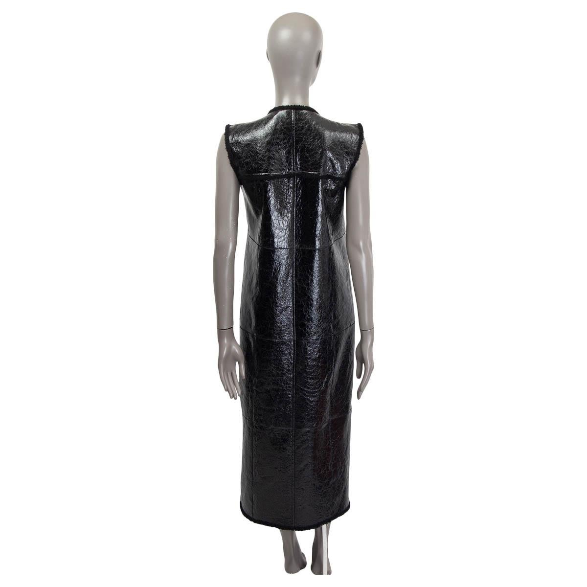 sleeveless shearling jacket