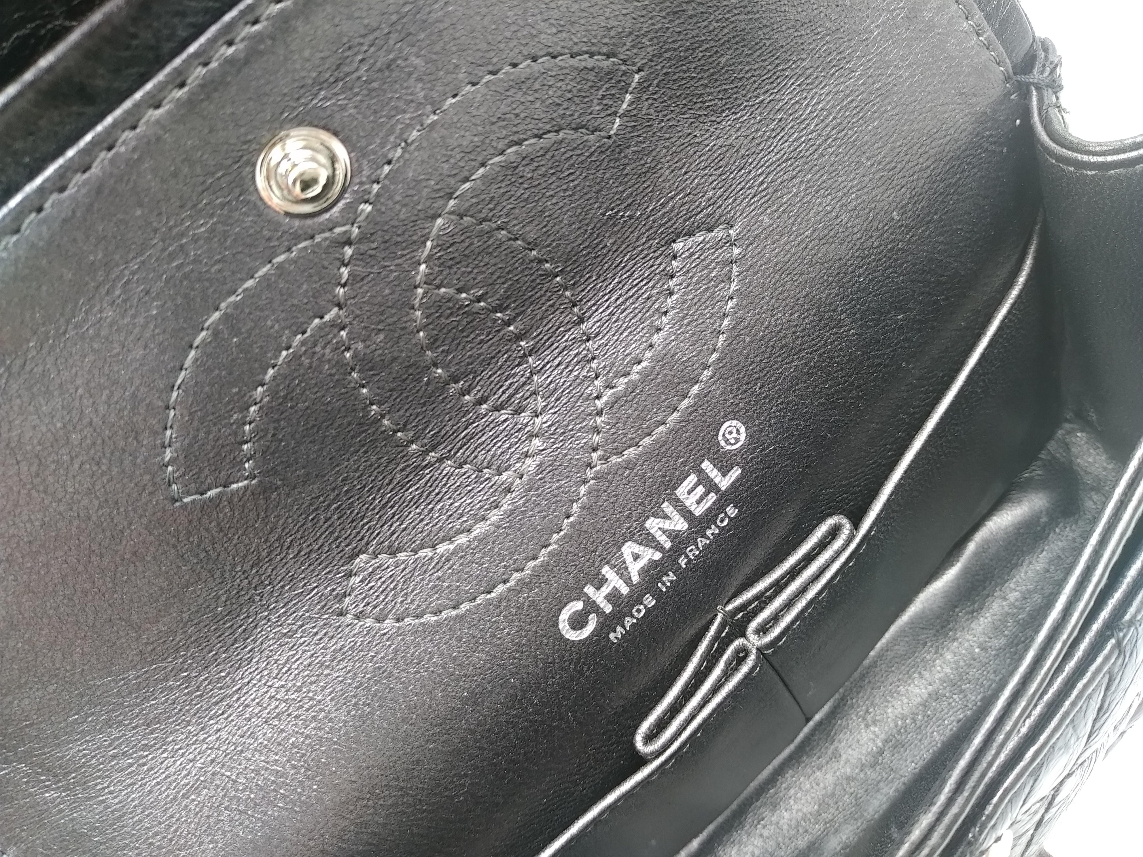 Chanel Black 2.55  Reissue 224 Bag 6