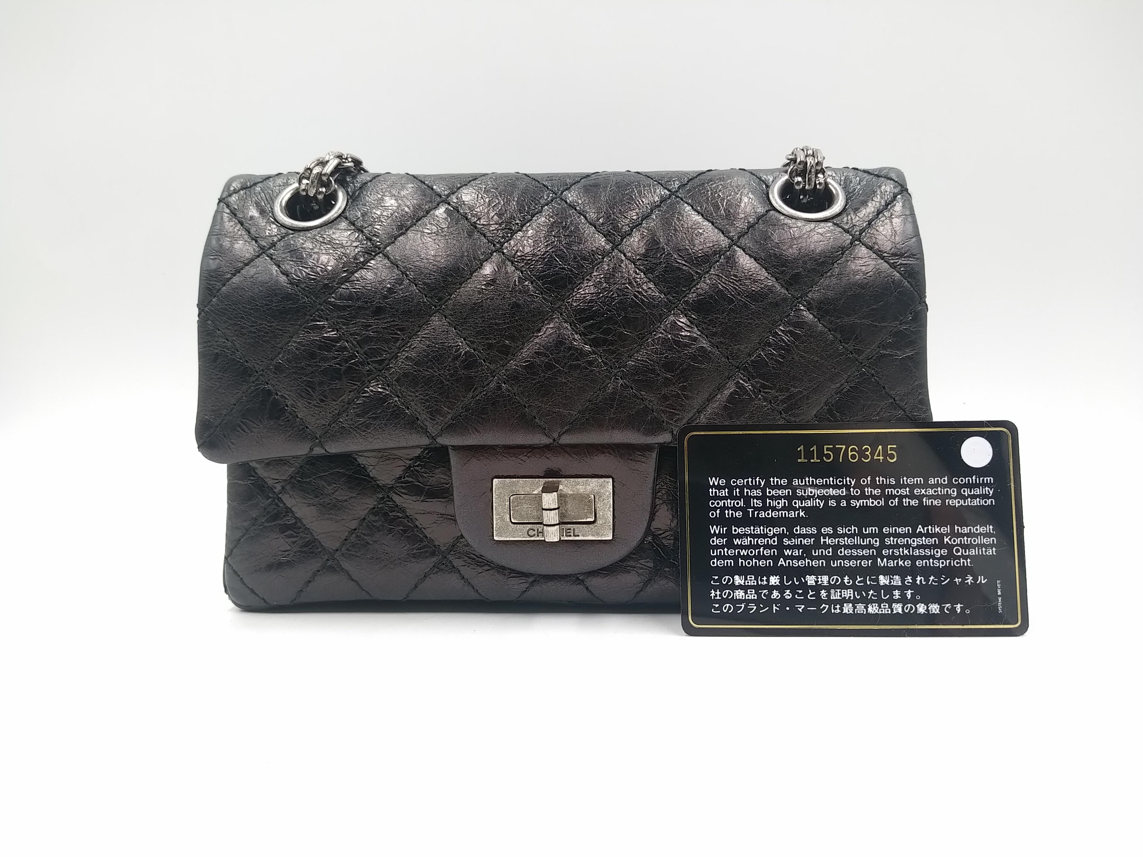 Chanel Black 2.55  Reissue 224 Bag 9