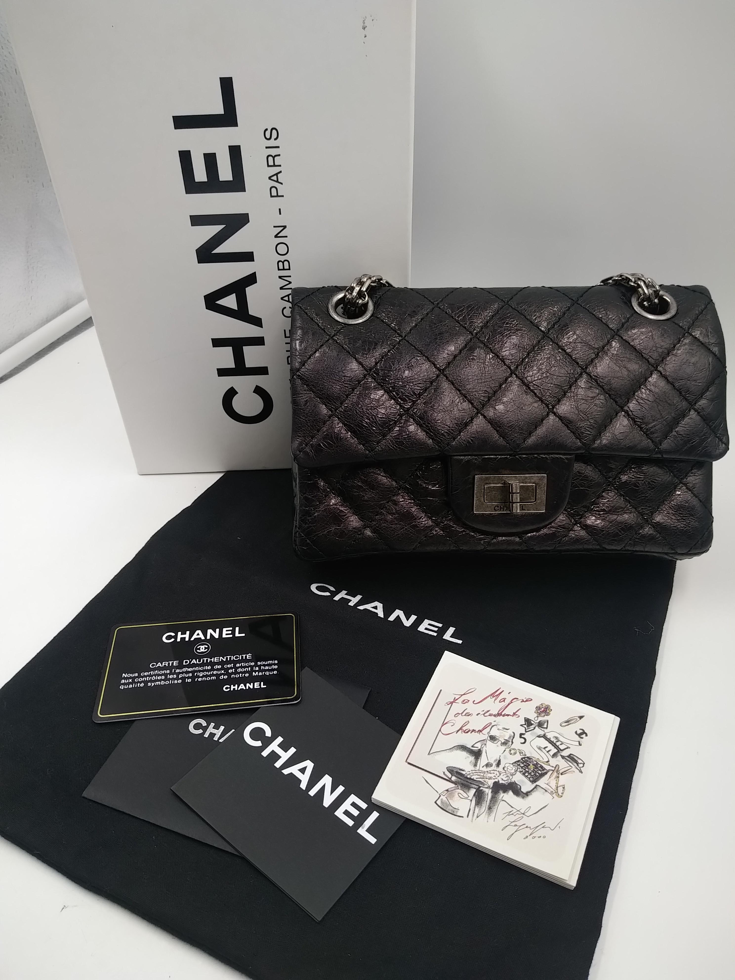 Chanel Black 2.55  Reissue 224 Bag 10