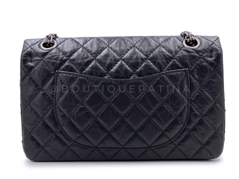 Chanel Black 2.55 Reissue Classic Double Flap Bag RHW 225 66892
