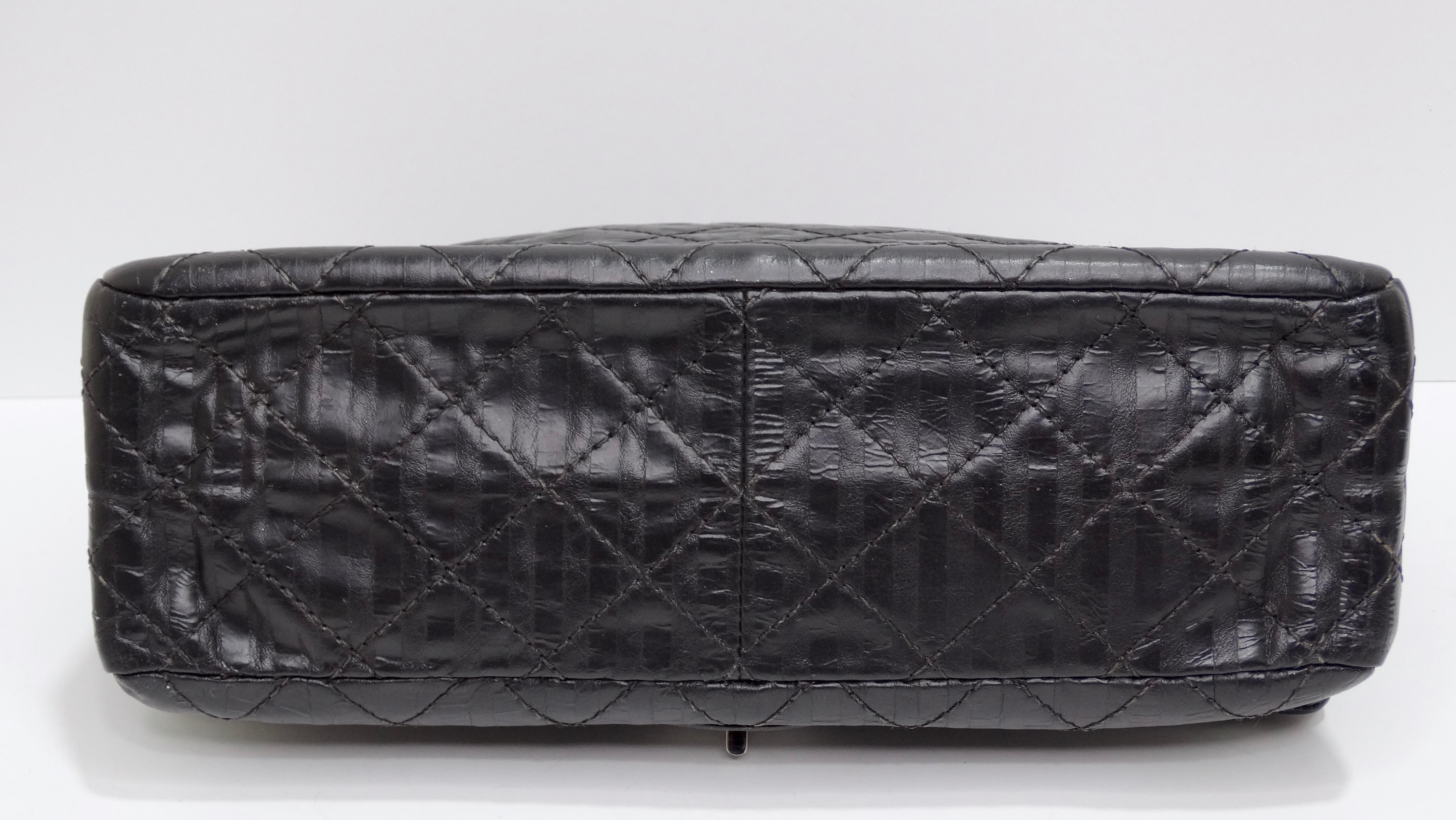 Chanel Black 2.55 Reissue Quilted Classic Calfskin Leather 225 Flap Bag 5