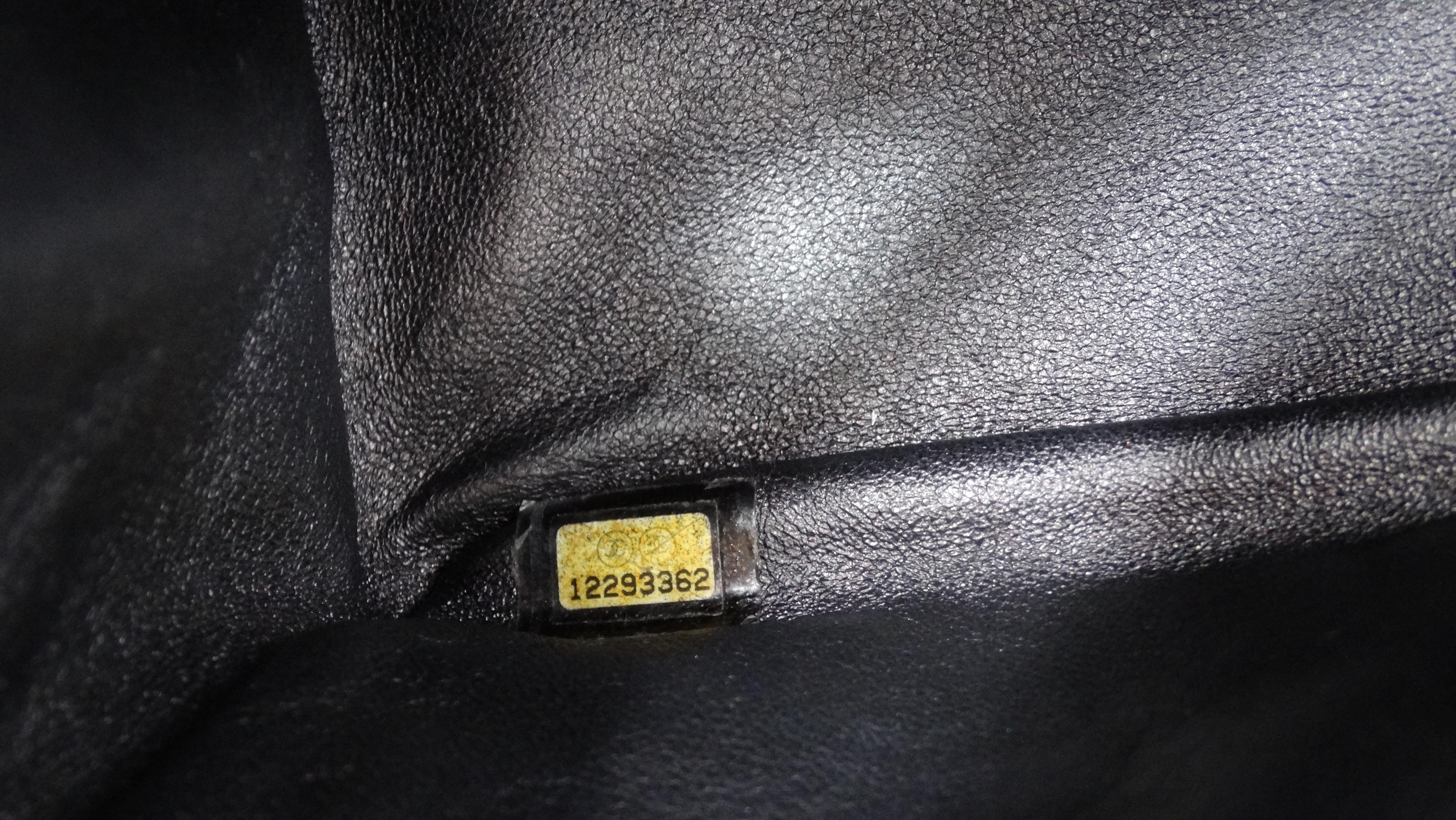 Chanel Black 2.55 Reissue Quilted Classic Calfskin Leather 225 Flap Bag 12