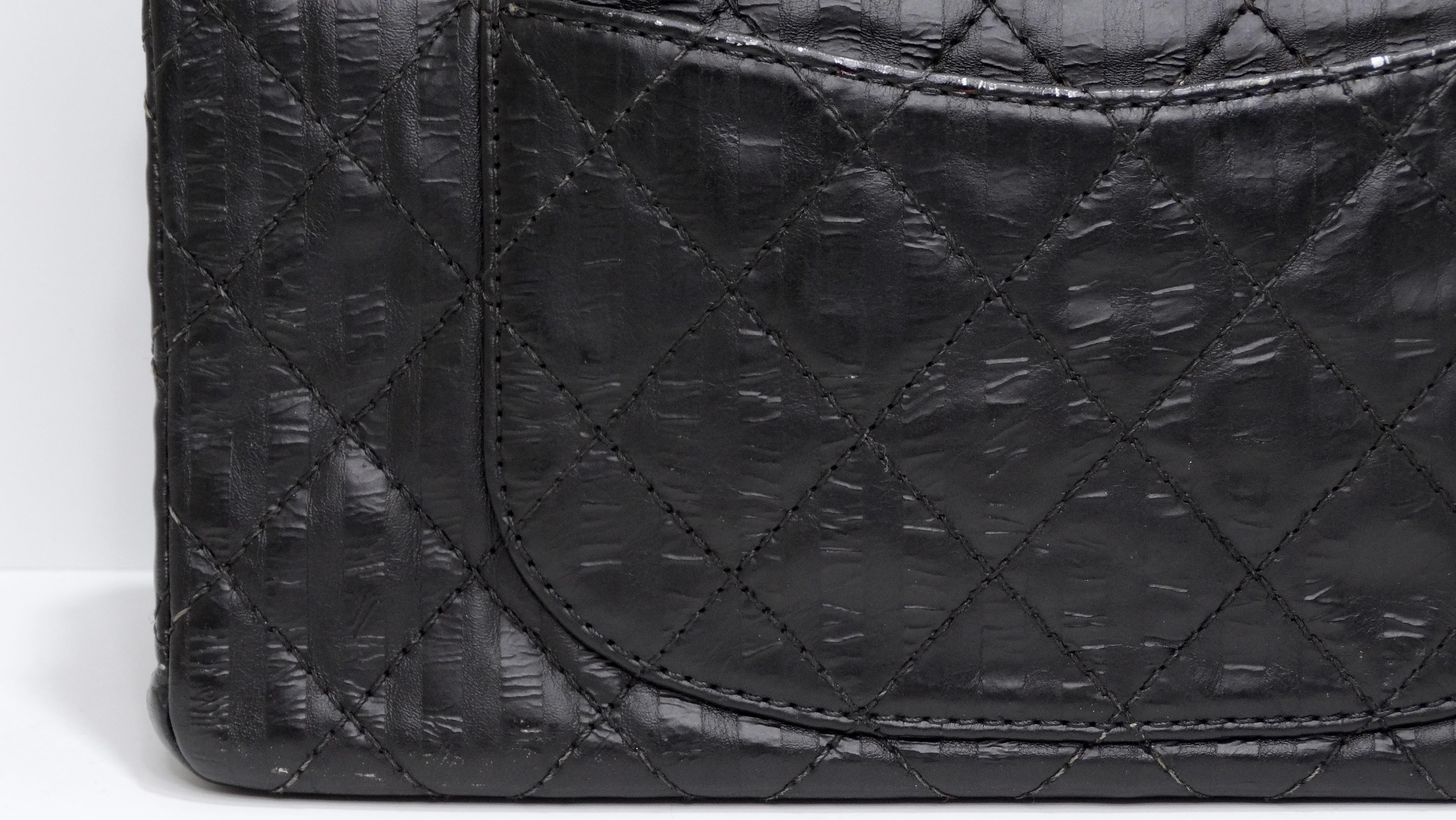 Chanel Black 2.55 Reissue Quilted Classic Calfskin Leather 225 Flap Bag 1