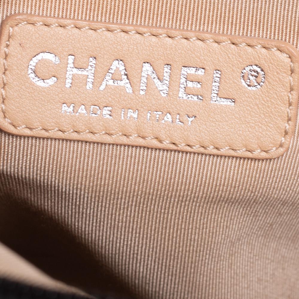 Chanel Schwarz 31 Rue Cambon Geprägtes Leder Satchel 7