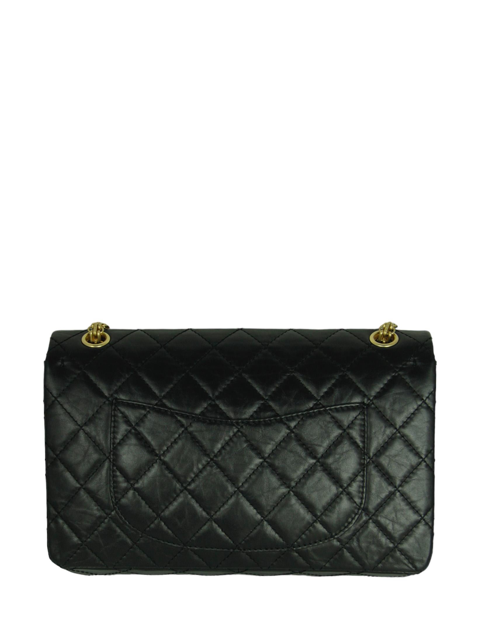 Women's Chanel Black 57th St. Special Edition New York Lucky Charms 226 Reissue Flap Bag