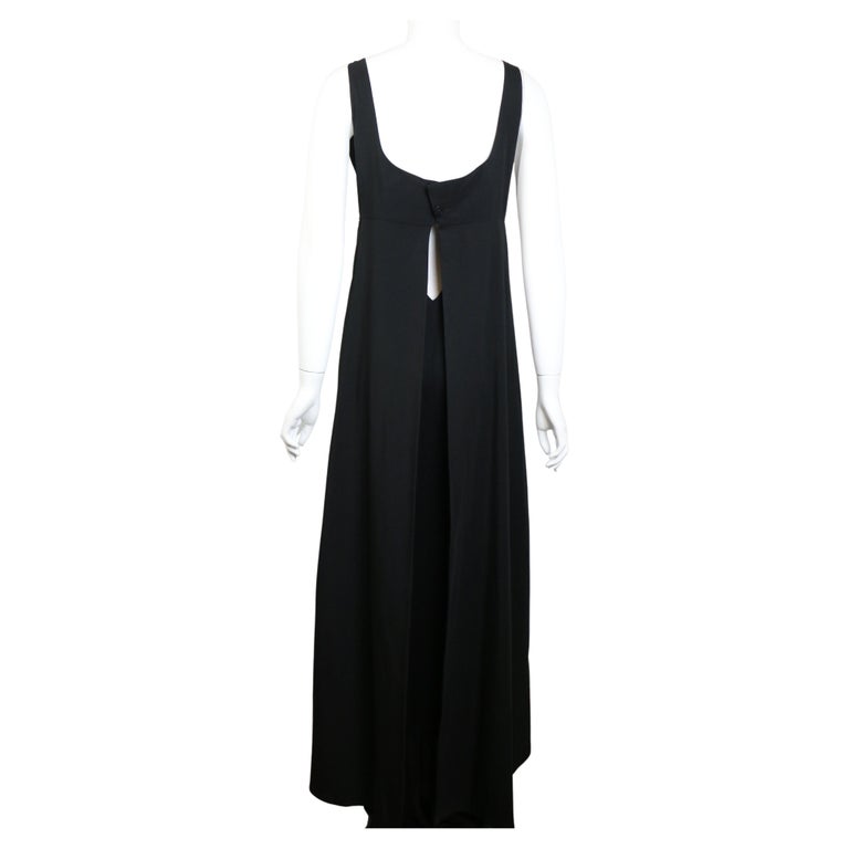 Chanel Black A-line Jersey Maxi Dress Chanel Black A-line Jersey Maxi Dress