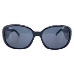 Chanel Black Acetate 5113 Women Camelia Sunglasses 56/16 130mm