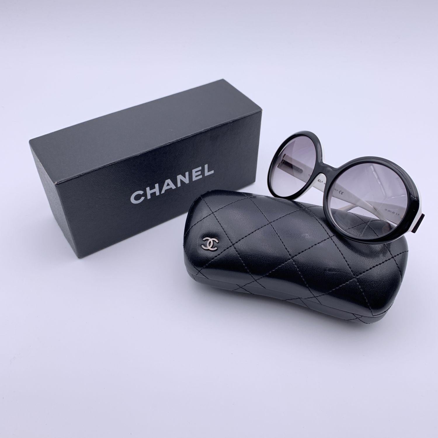 Chanel Black Acetate 5120 Oversized Sunglasses 56/20 140 mm In Excellent Condition In Rome, Rome