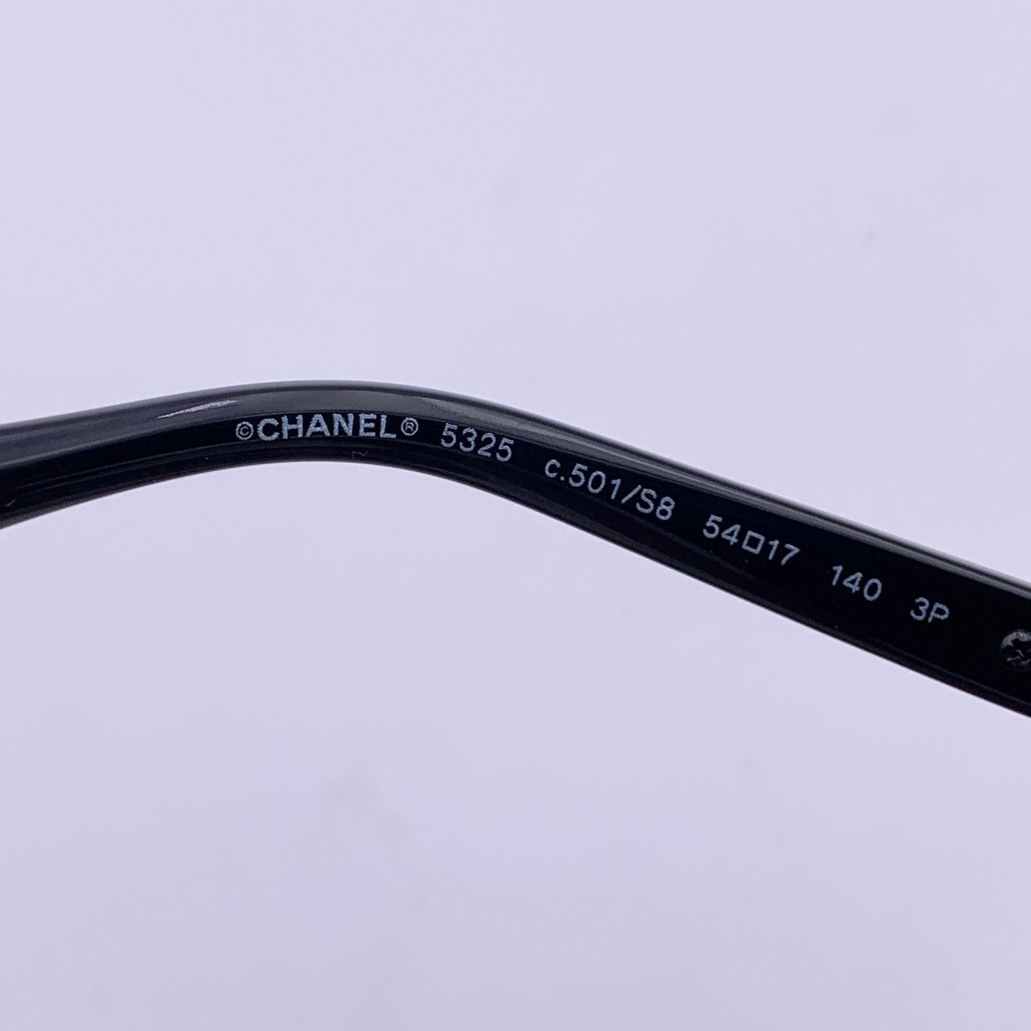 Women's Chanel Black Acetate 5325 Polarized Sunglasses 54/17 140mm