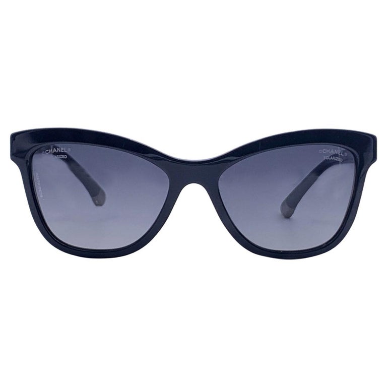 Chanel Black Acetate 5330 Polarized Sunglasses 56/17 140mm