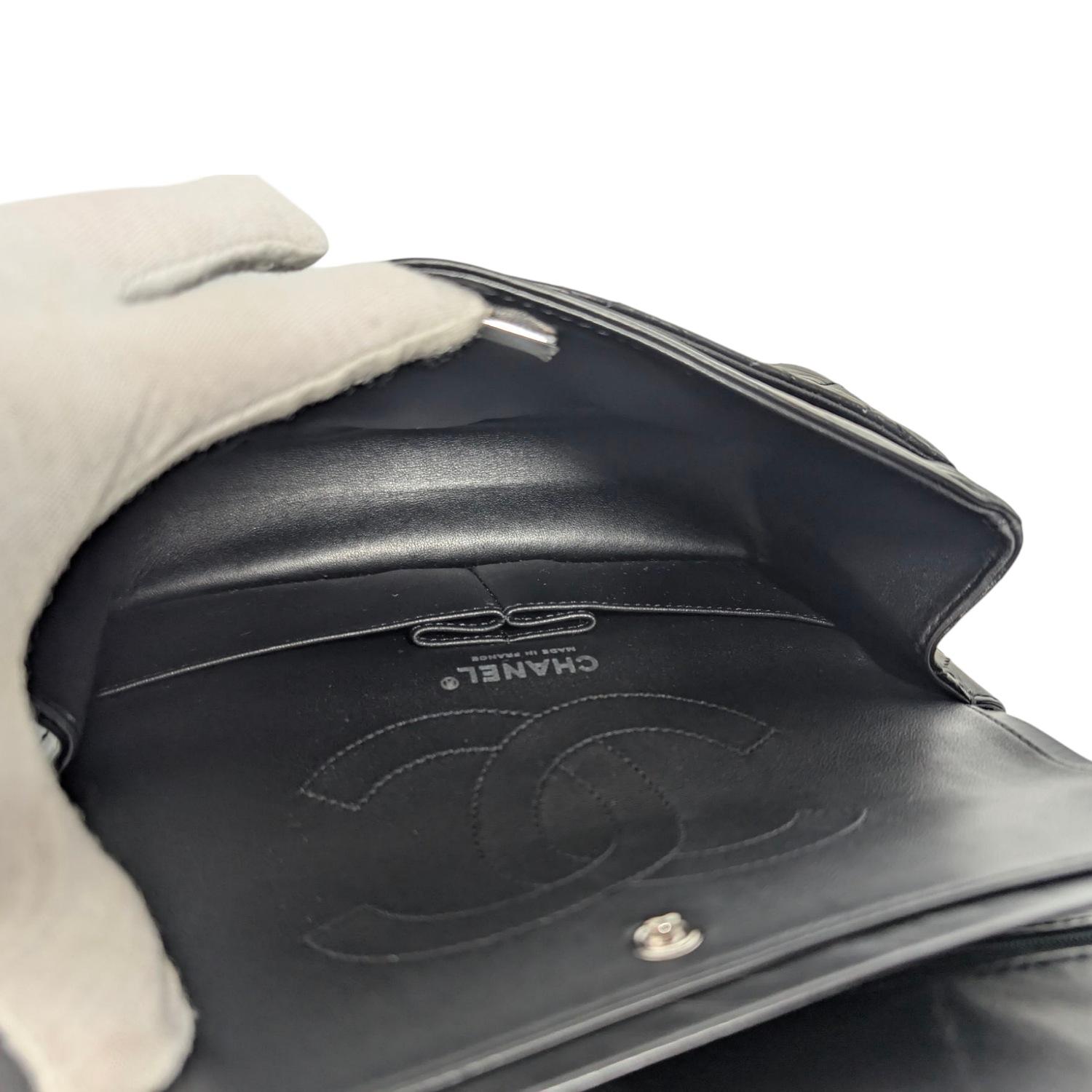 Chanel Black Aged Calfskin Quilted 2.55 Reissue 225 Flap For Sale 2