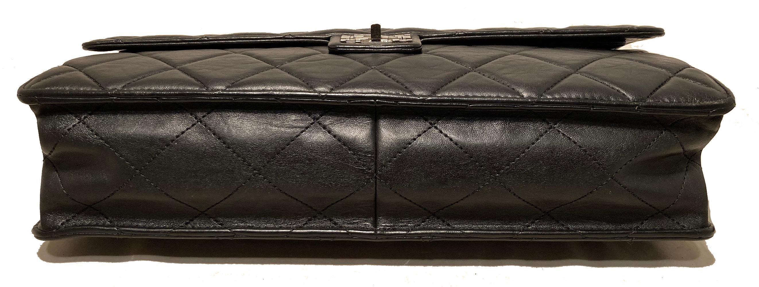 Women's Chanel Black Aged Calfskin Take Away Flap Bag