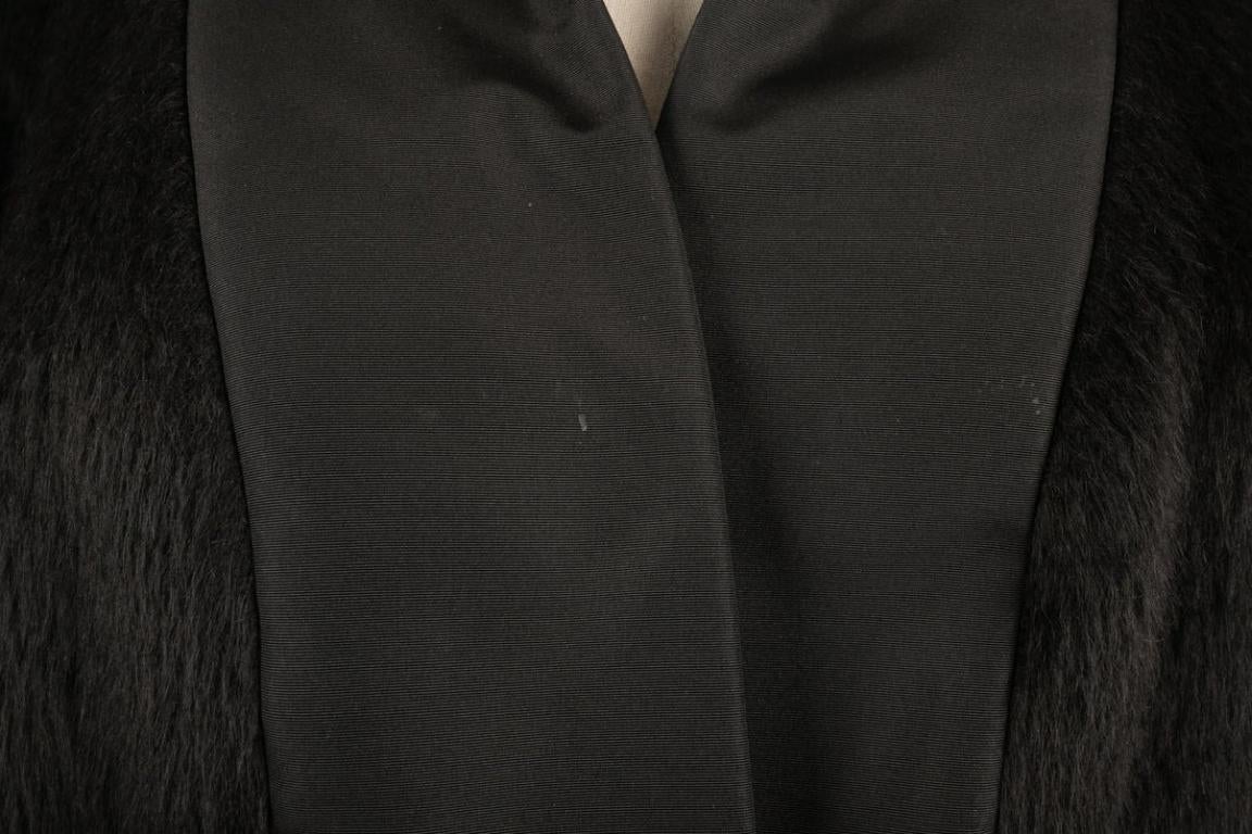 Donna Giacca Chanel in alpaca nera in vendita