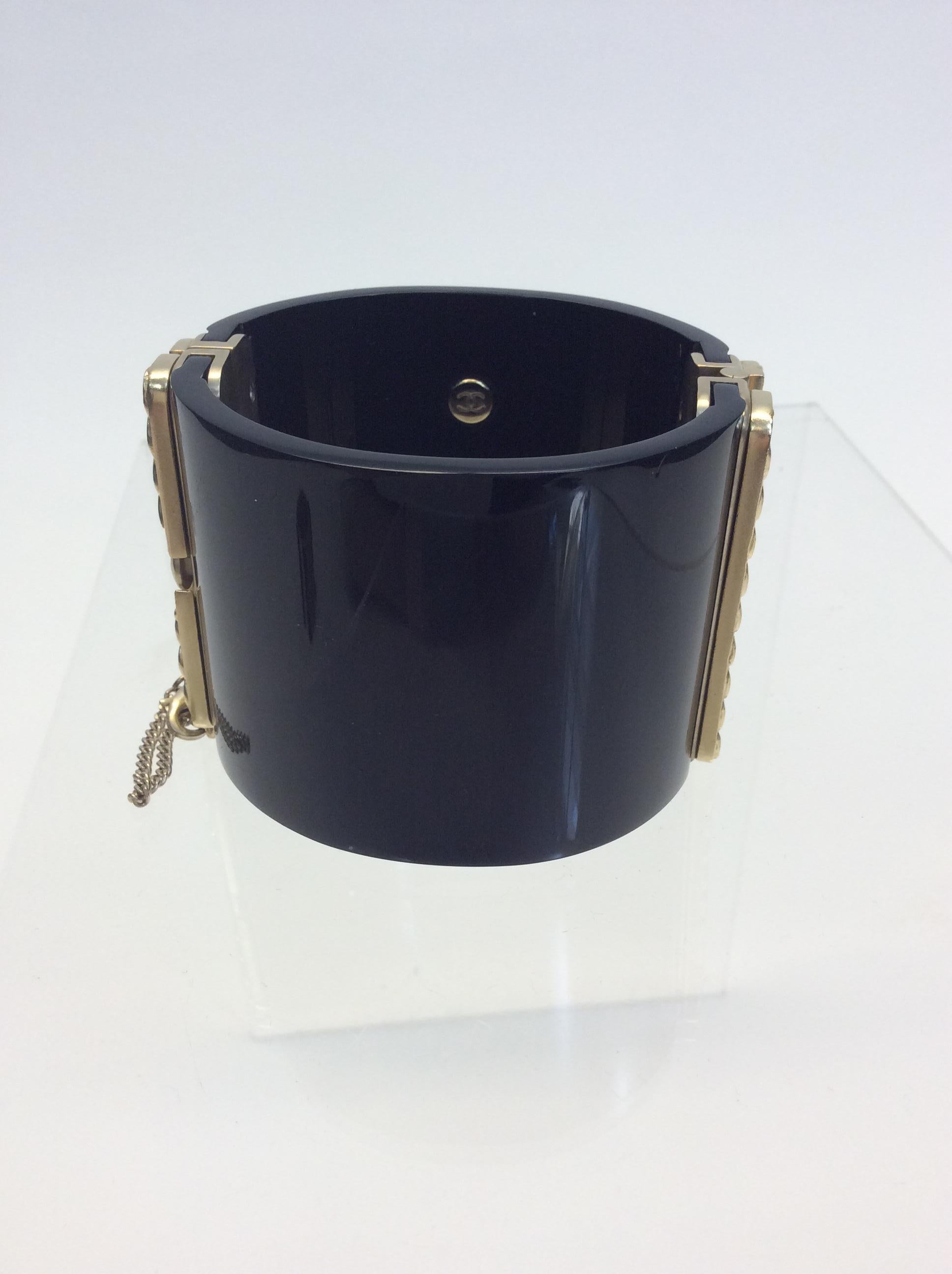 chanel lucite cuff