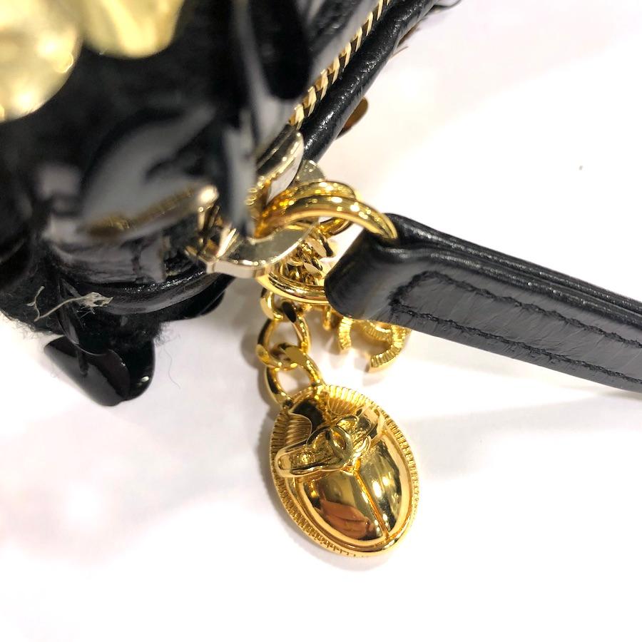 Chanel Black and Gold Sequins Bag 4
