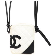 Chanel Black and White Cambon Ligne Crossbody Bag