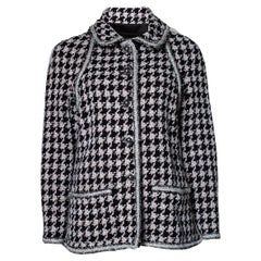 Chanel, Black and white houndstooth jacket