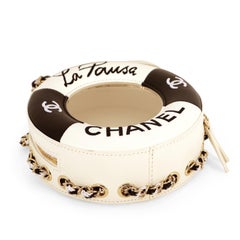 Chanel Black and White La Pausa Life Preserver Bag
