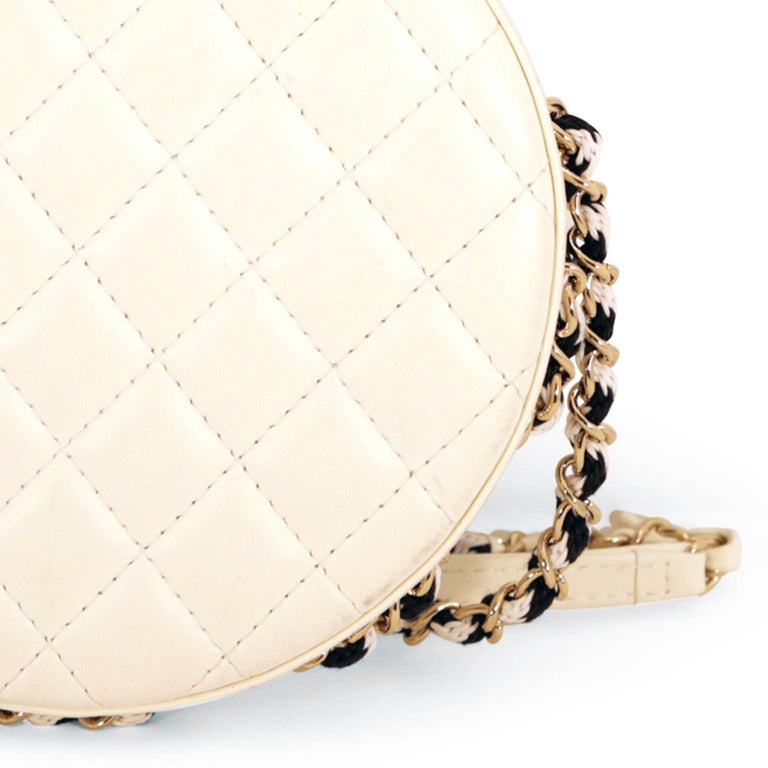 Chanel Black and White La Pausa Life Preserver Bag For Sale at 1stDibs