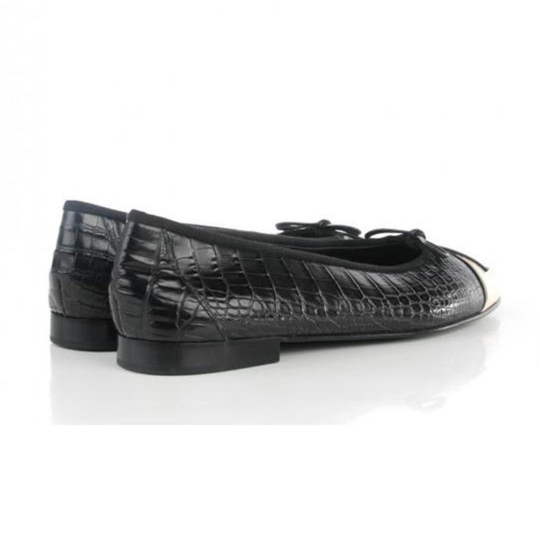 crocodile ballet flats