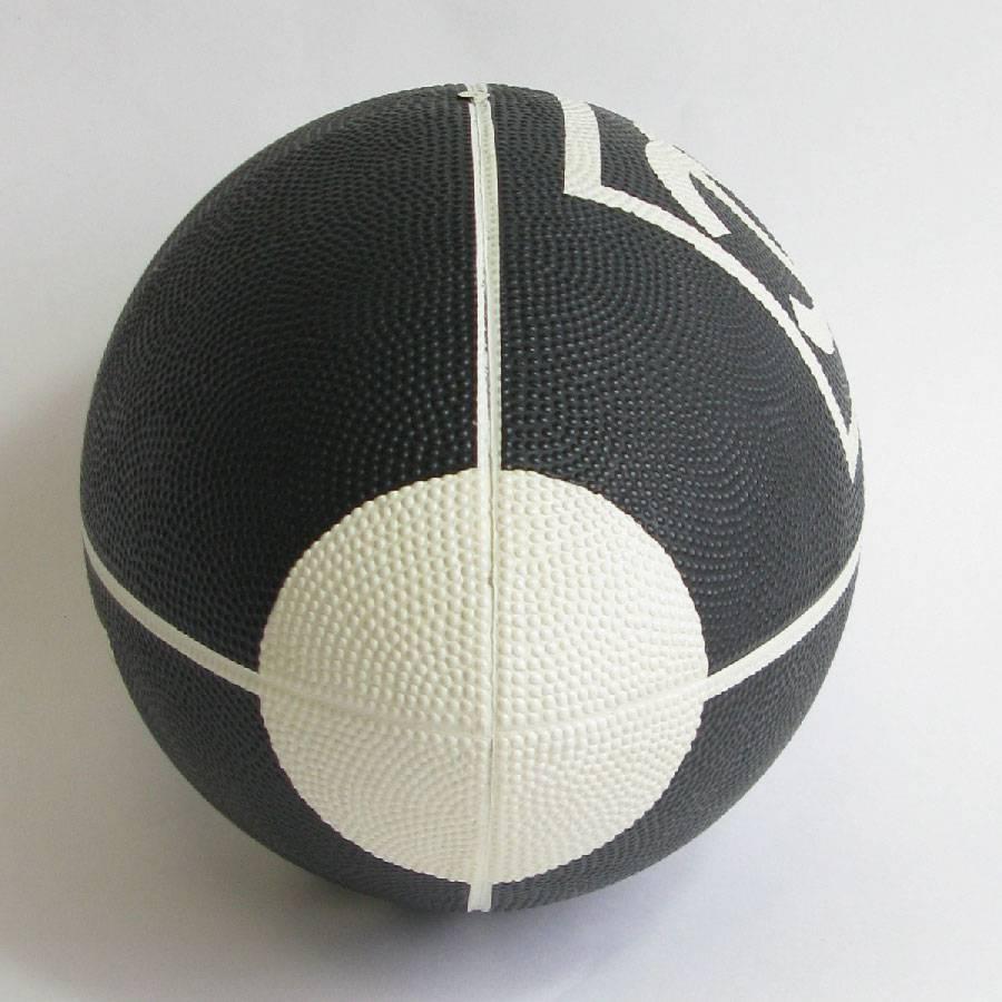 Chanel Black and White Rugby Ball 1