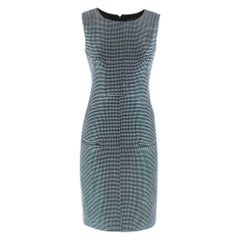 Chanel Black and White Tweed Embroidered Dress SIZE XS