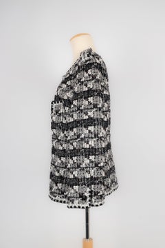 Chanel Black and White Tweed Jacket, 2006