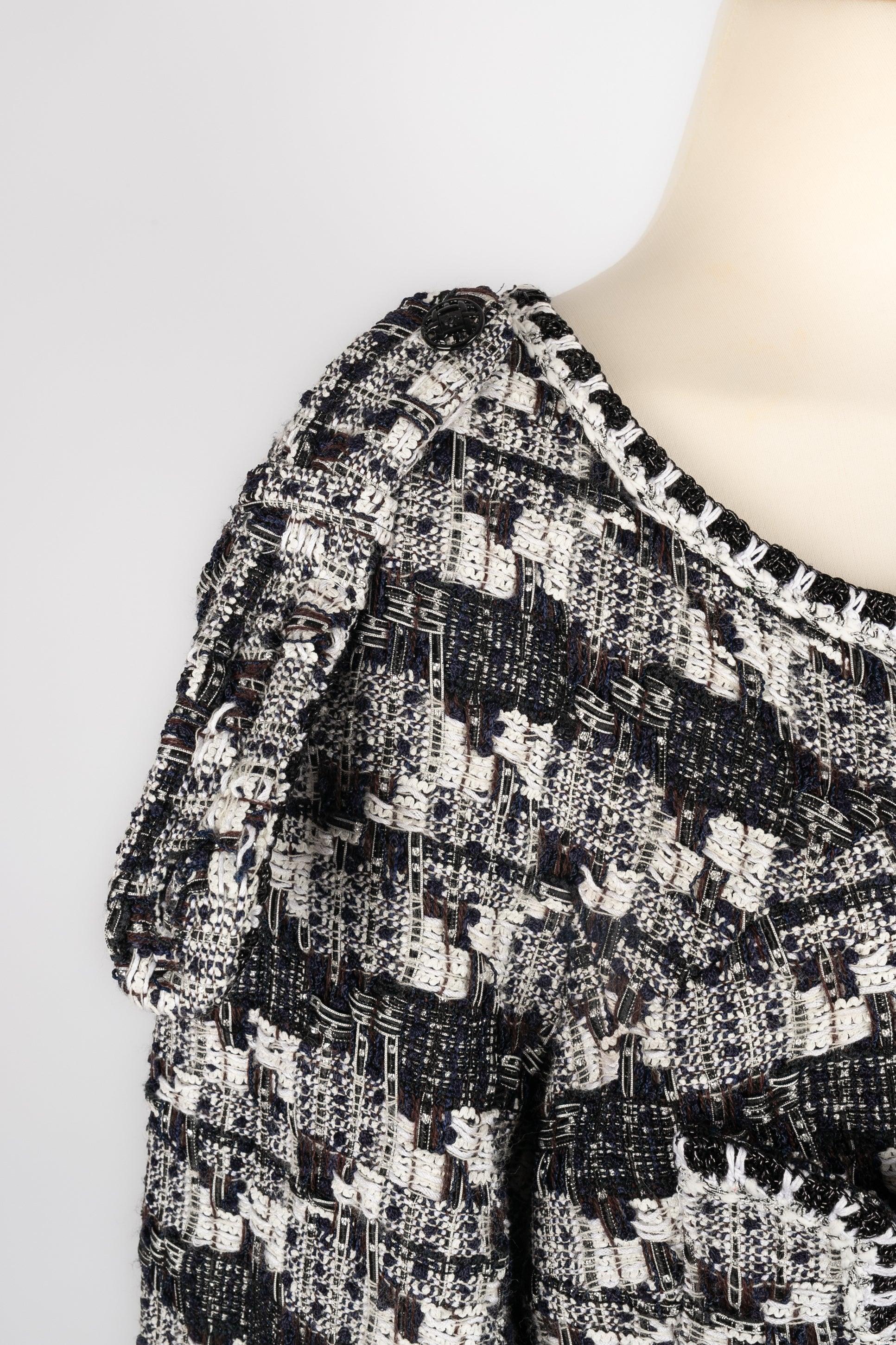 Chanel Black and White Tweed Jacket, 2006 1