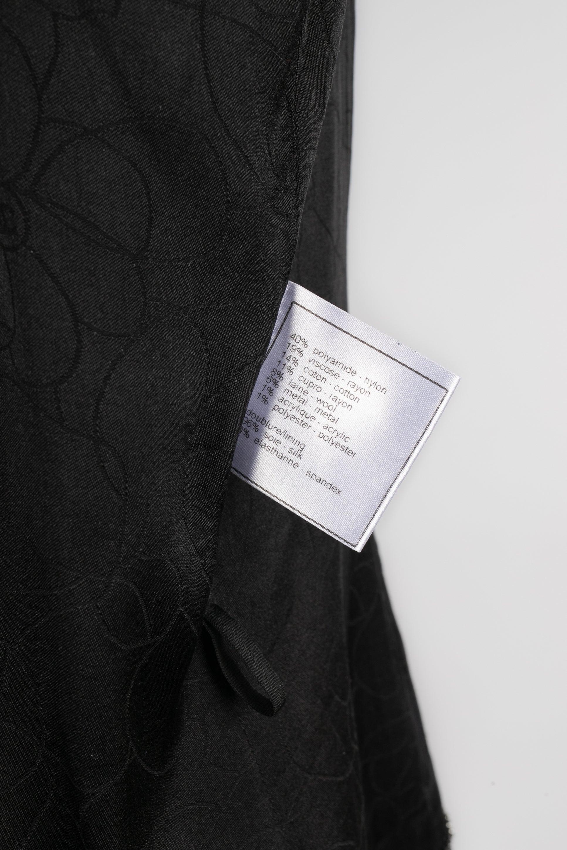 Chanel Black and White Tweed Jacket, 2006 3