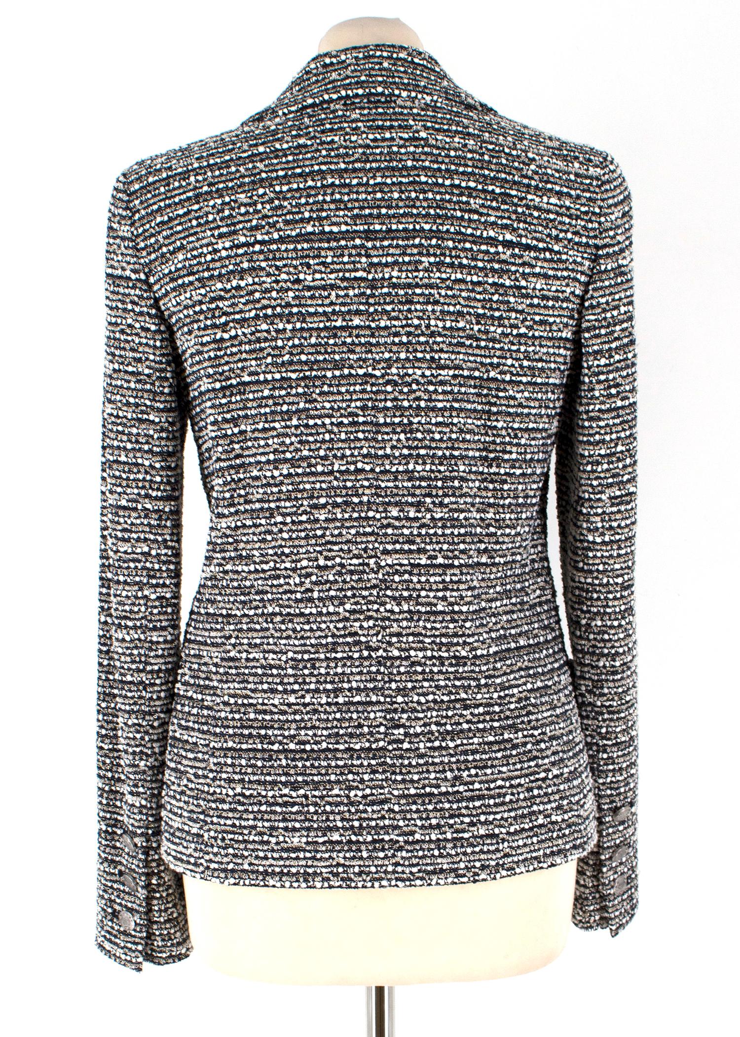 Chanel Black and White Tweed Jacket - Size US 0-2 at 1stDibs | chanel ...