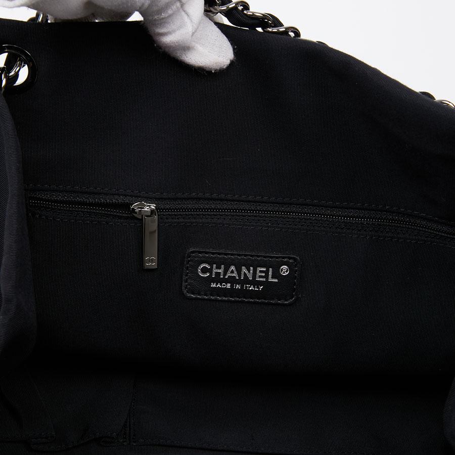 Chanel Black and White Two-Tone bag 4