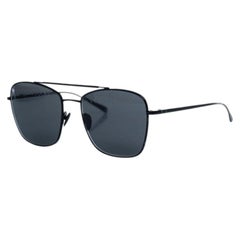 Chanel, Black aviator sunglasses with pattern