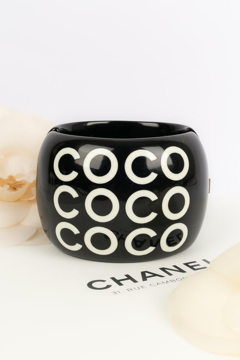 Chanel Black Bakelite Bracelet, 2001 1