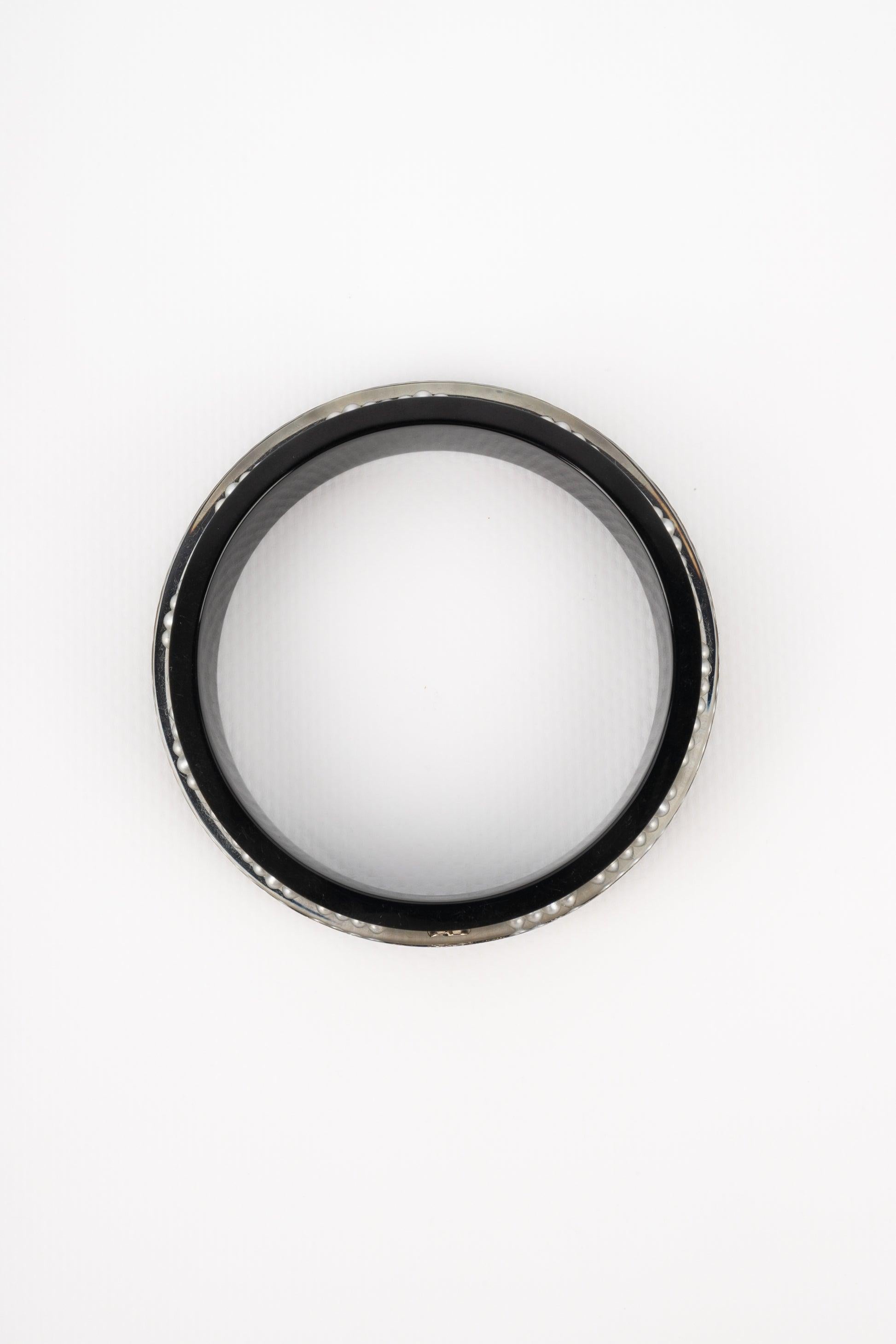 Chanel Black Bakelite Bracelet, 2018 1