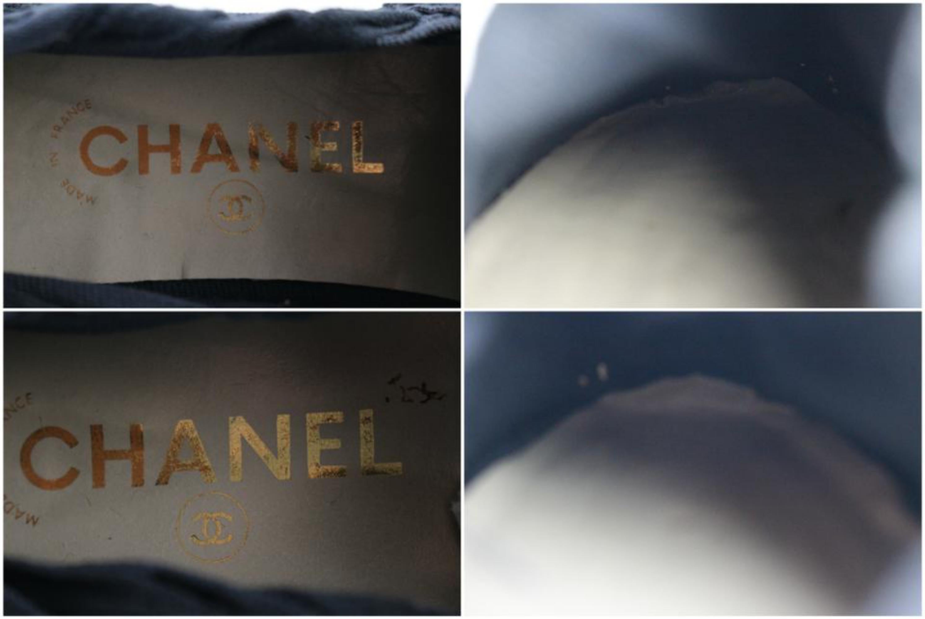 Chanel Black Ballerina Strappy Tie Espadrilles 220689 Flats In Good Condition For Sale In Forest Hills, NY