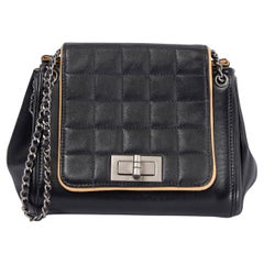 authentic black chanel handbag