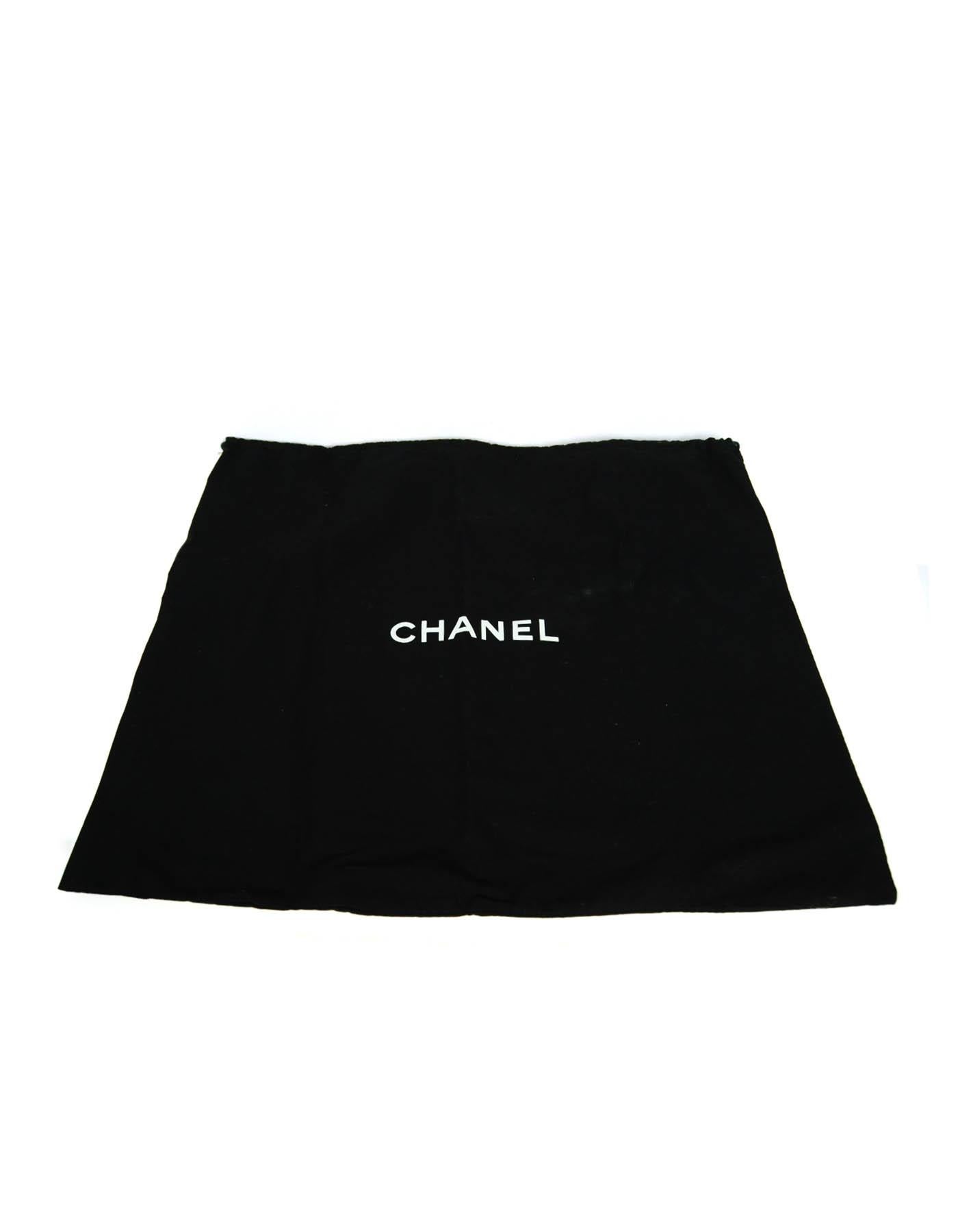 Chanel Schwarz/Beige gesteppte Leder-Tragetasche In-the-Mix mit Riemen 12