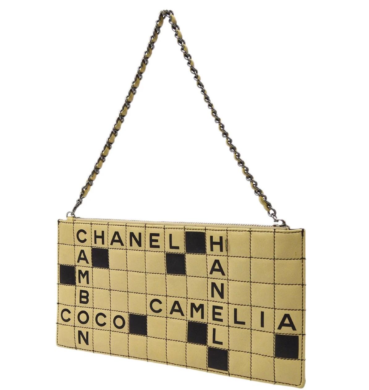 chanel crossword bag