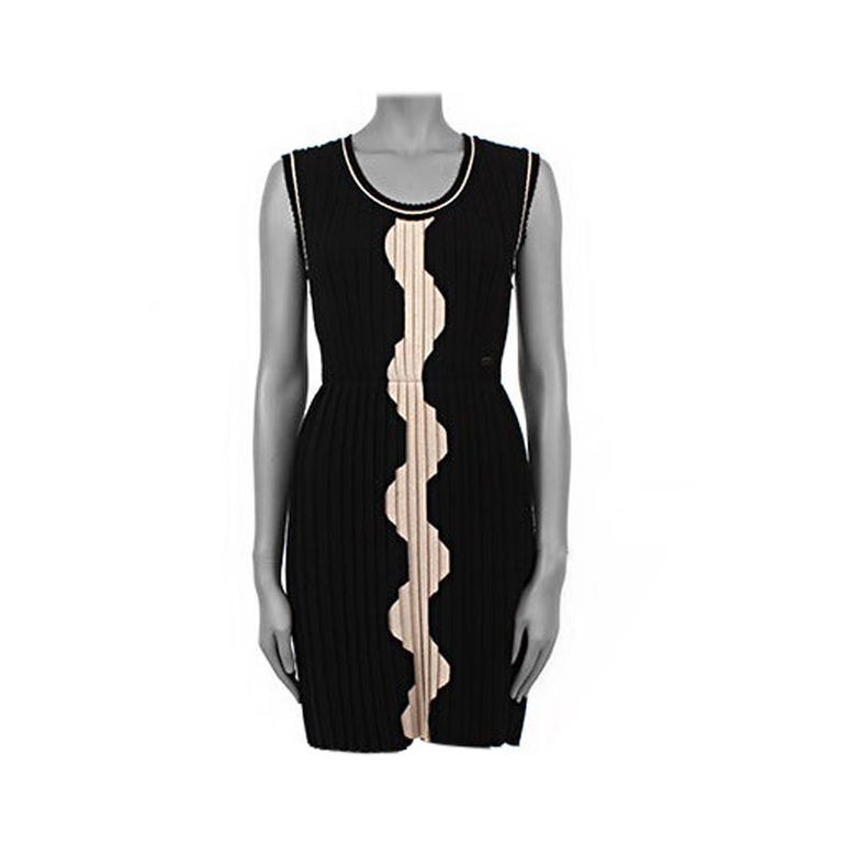 HELMUT LANG black white abstract print paneled dress US0 XS For Sale at  1stDibs