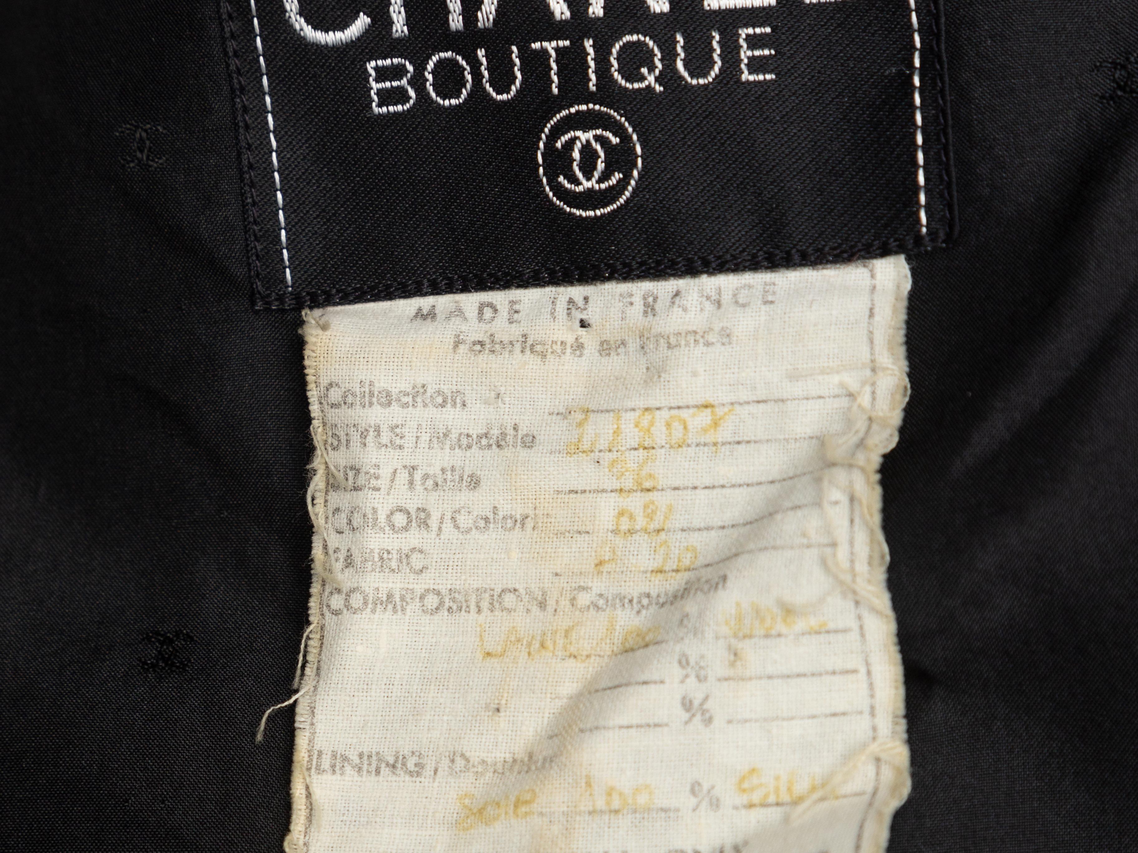 Chanel Black Boutique Longline Wool Blazer 2