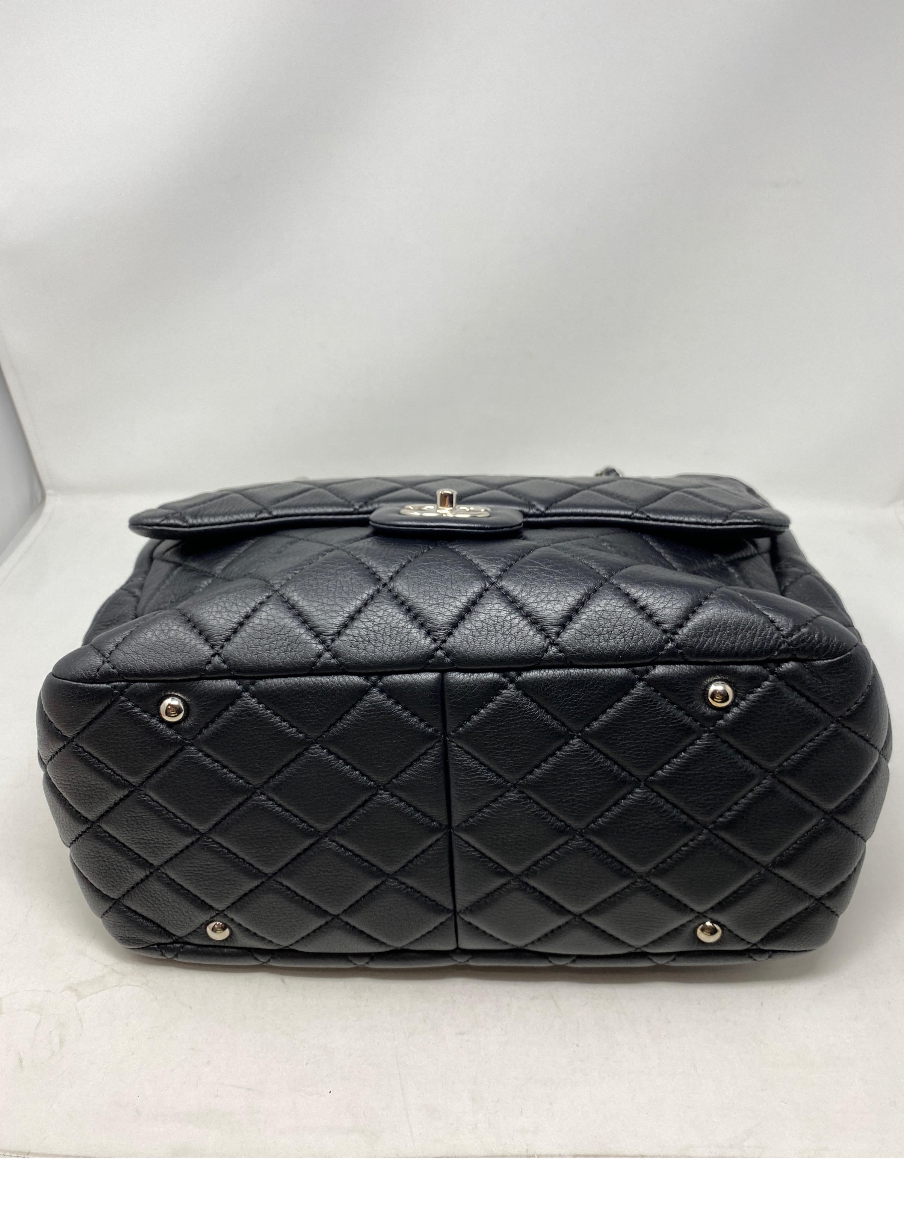 Chanel Black Bowler Tote Bag 4