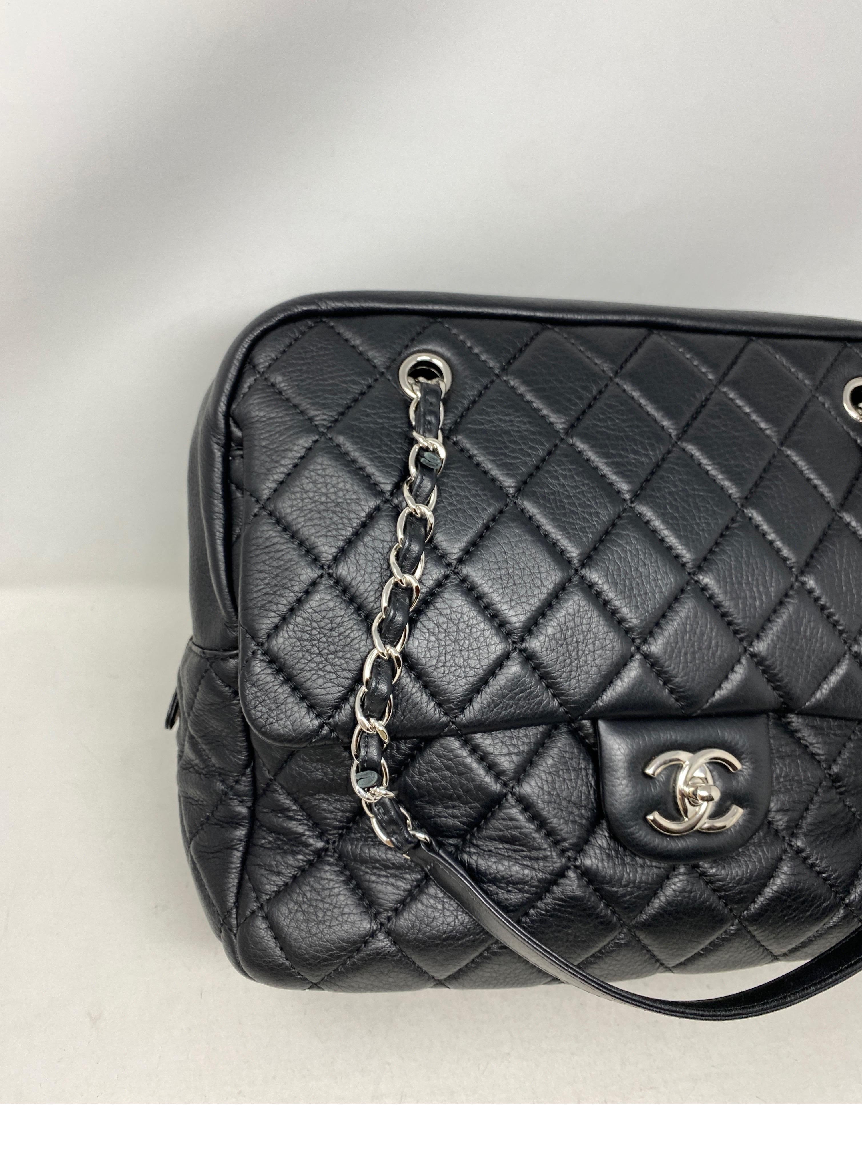 Chanel Black Bowler Tote Bag 14