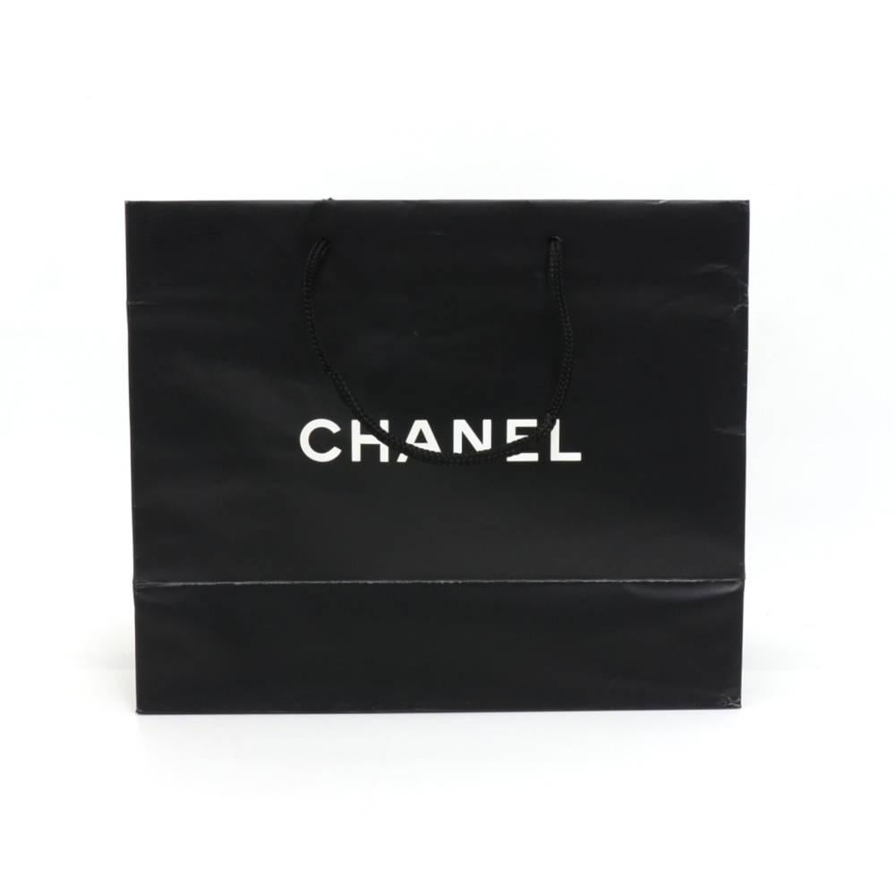 Authentic Chanel Box, Paper bag, and ribbon for medium flap bags. Comes with a black box, and black paper bag an with 