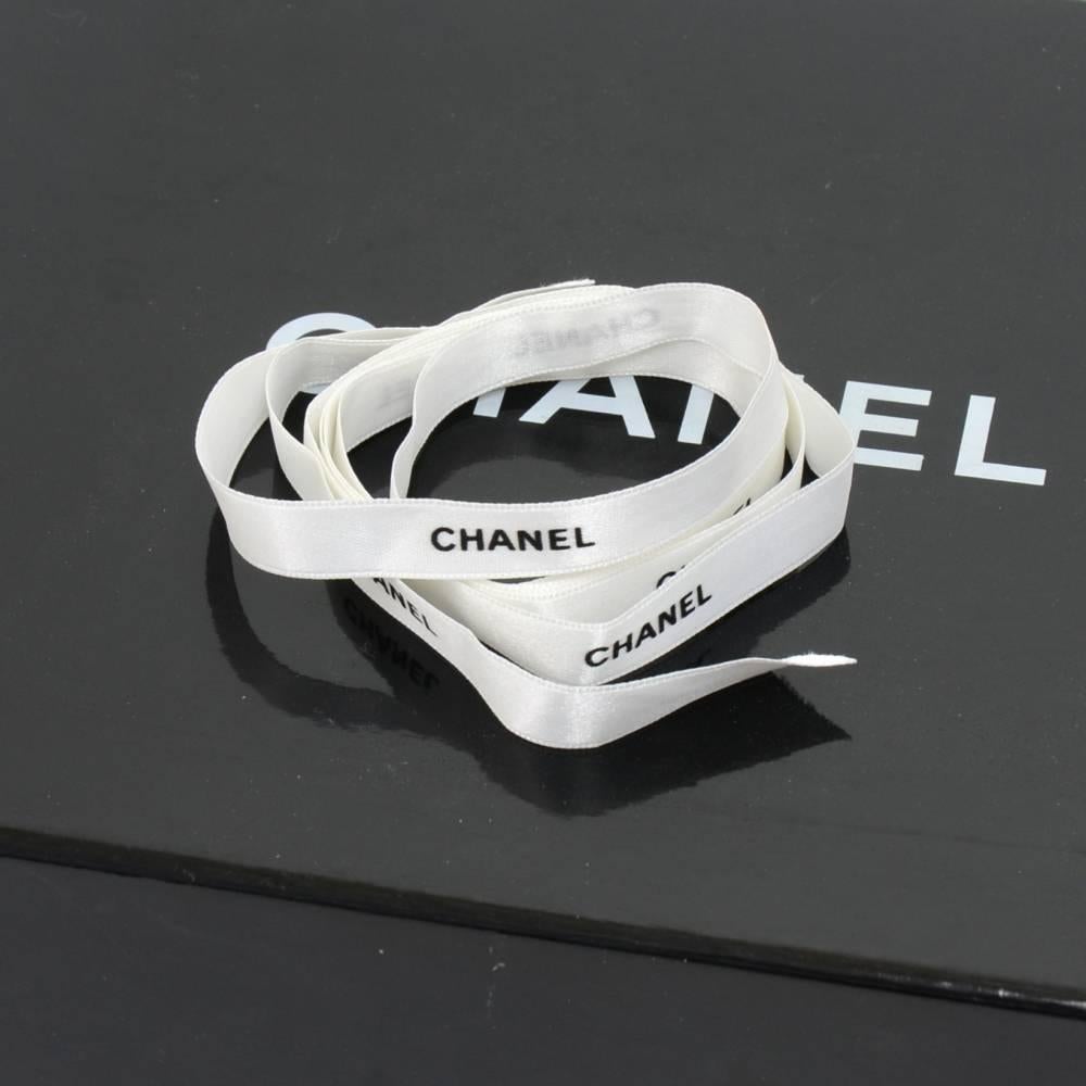 Chanel Black Box Paper bag and Ribbon Set for Medium Flap Bags 1