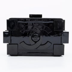 Chanel Black Boy Lego Clutch Shoulder Bag (Circa 2016)