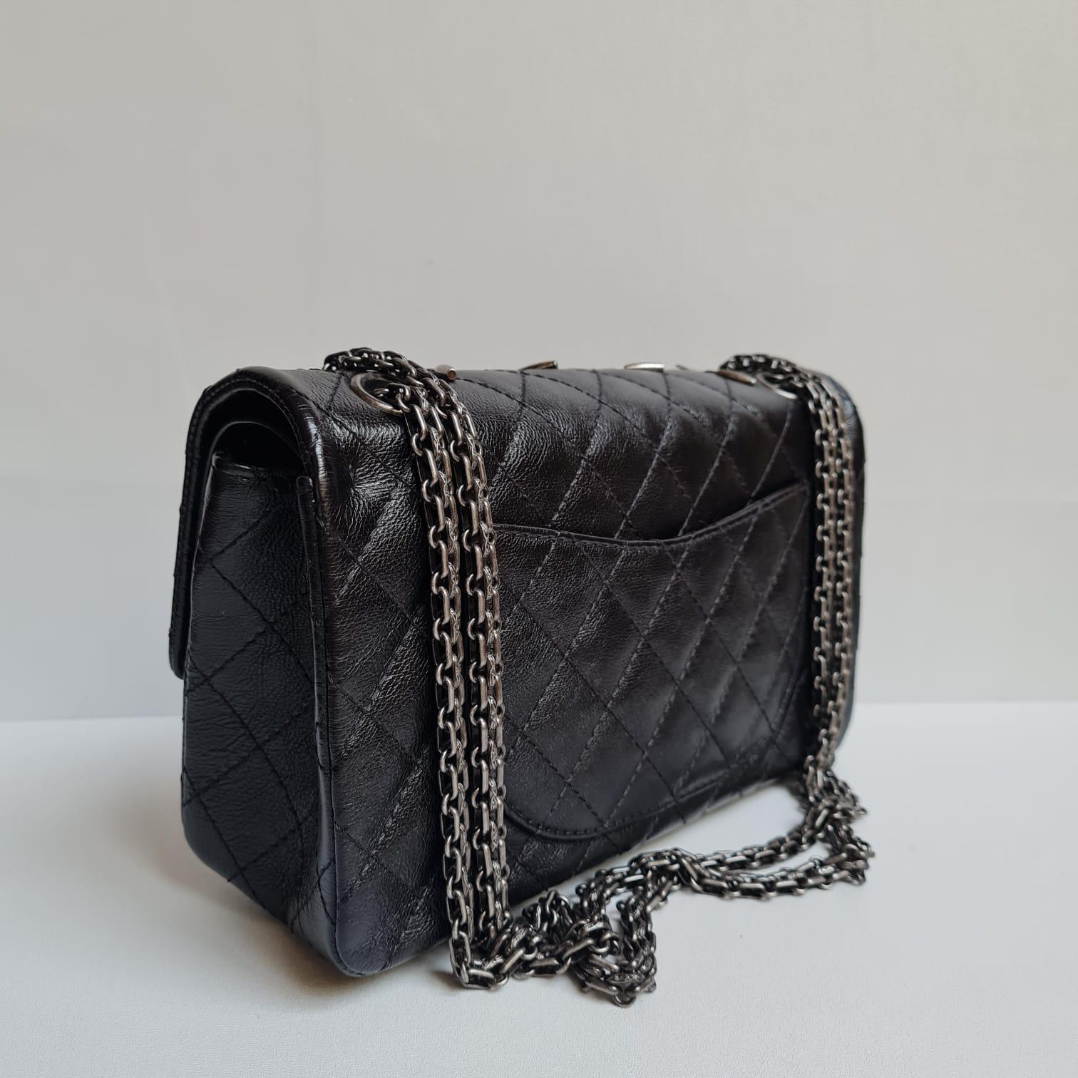 Chanel Black Brasserie 2.55 Reissue Crossbody Bag 225 4