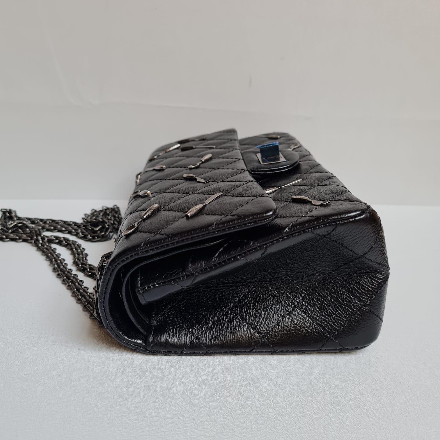 Chanel Black Brasserie 2.55 Reissue Crossbody Bag 225 5