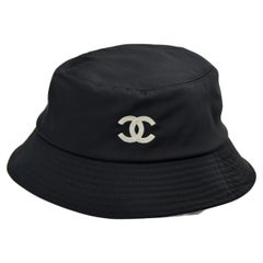 CHANEL Black Bucket Hat NEW With Tags  SZ Large 