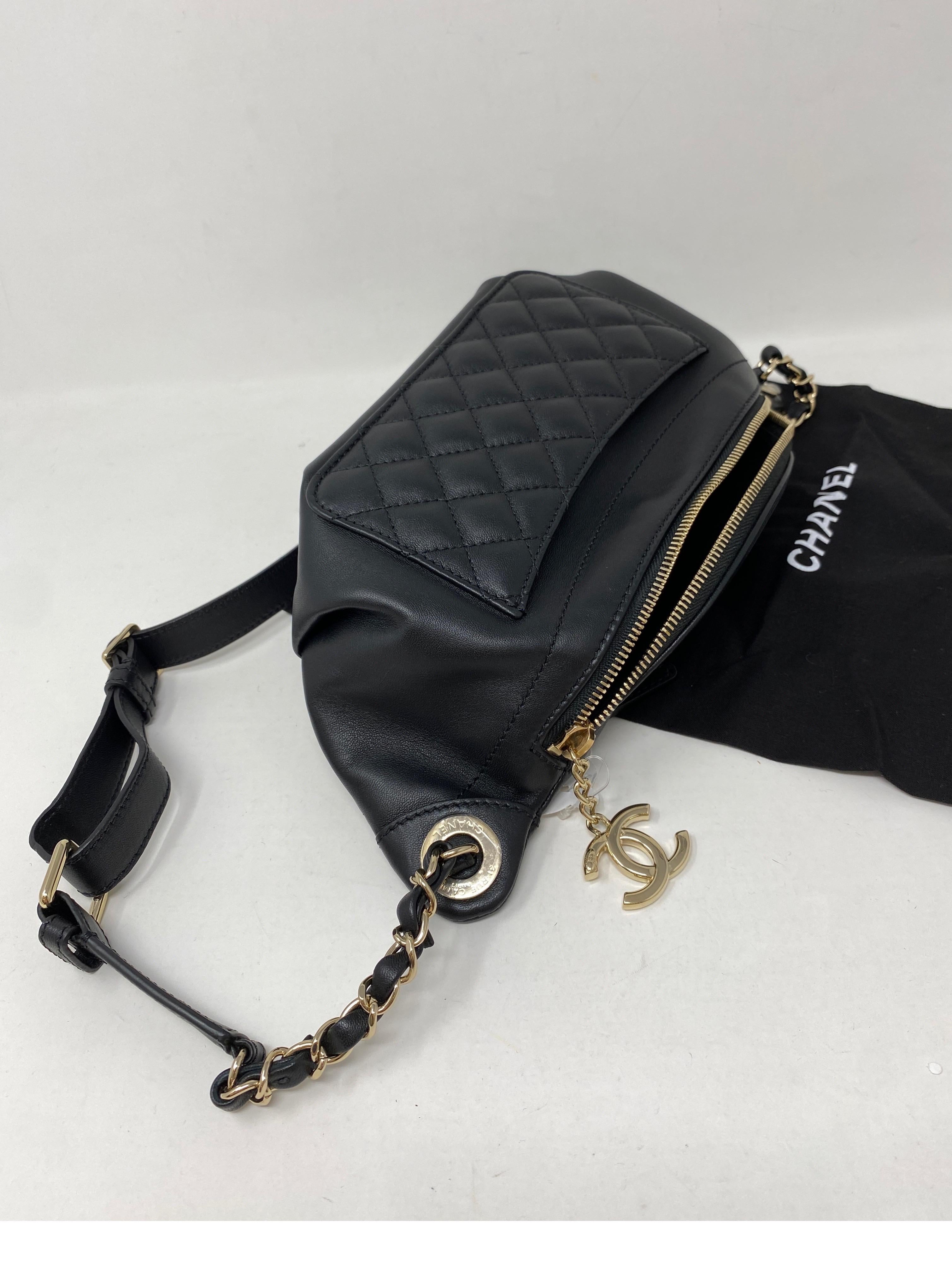 Chanel Black Bum Bag 11